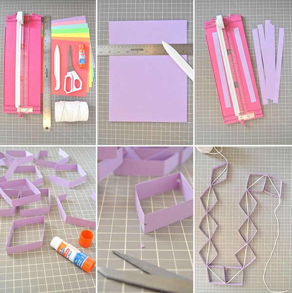 DIY GEOMETRIC GARLAND