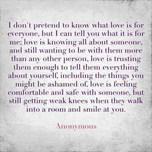 What love is for me What love is for me