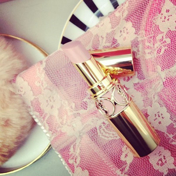 Pink lipstick