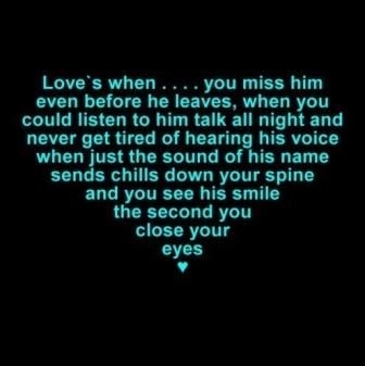 love is when love is when