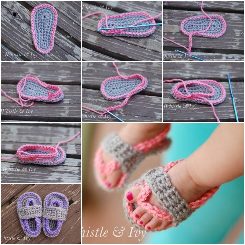 DIY Baby Flip Flops
