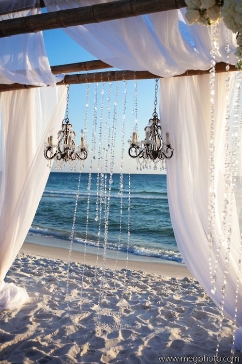 Beach chandelier
