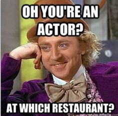 Oh so you act Oh so you act