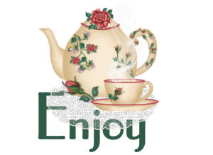 Enjoy a cup of tea Enjoy a cup of tea