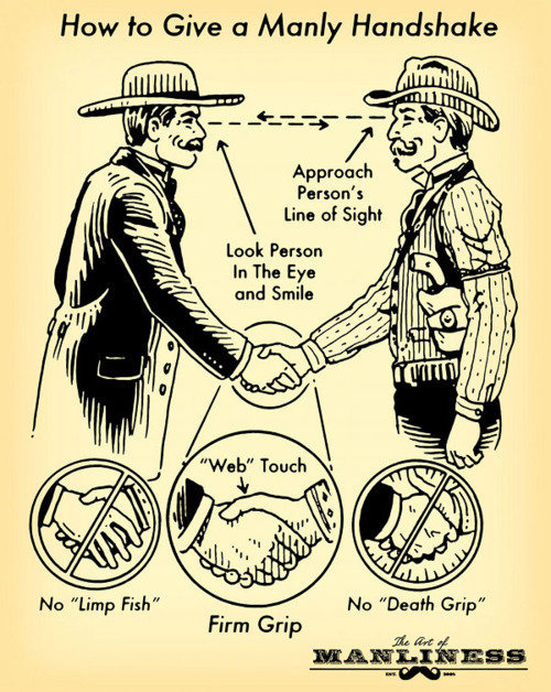 Manly Handshakes