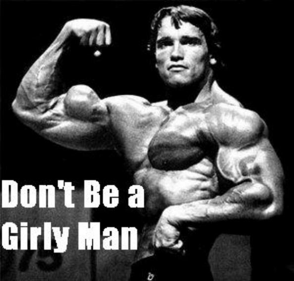 Arnold gives men motivation