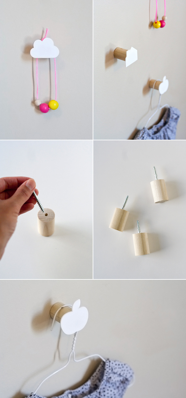DIY Decorative Wall Hooks
