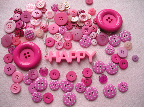 Happy Pink Buttons Happy Pink Buttons
