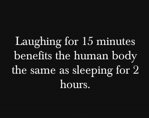 laughing