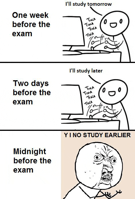 The exam The exam