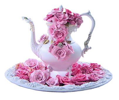 Beautiful Pink Rose Teapot Beautiful Pink Rose Teapot