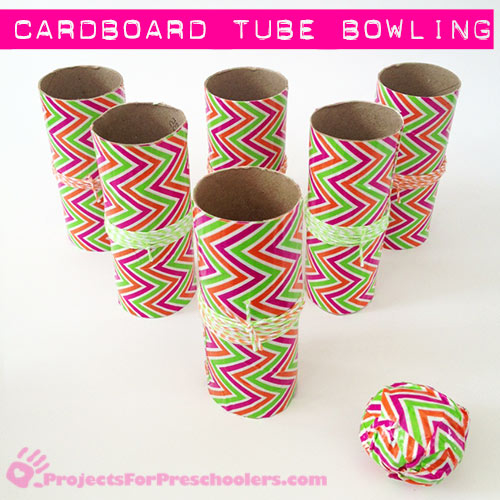 Cardboard Tube Bowling Cardboard Tube Bowling