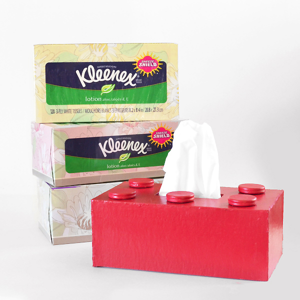 Lego Kleenex Box Cover Tutorial