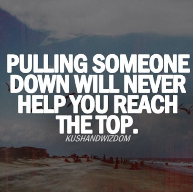 Pulling Someone Down