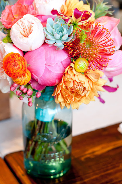 Succulent bouquet