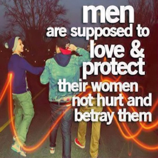 Men Are Suppose to Love and Protect
