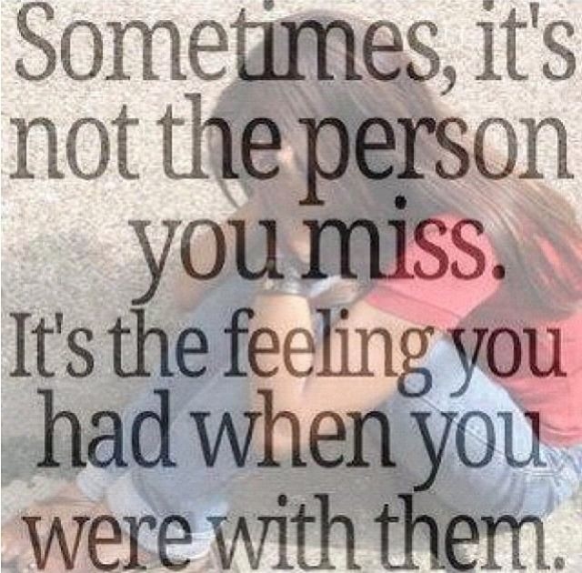 Sometimes Its Not the Person