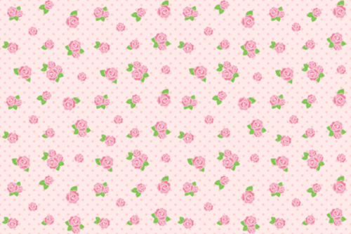 Roses and dot pattern Roses and dot pattern