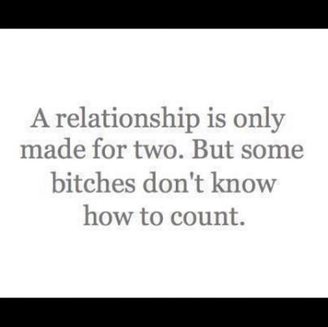A Relationship Is Made For Two