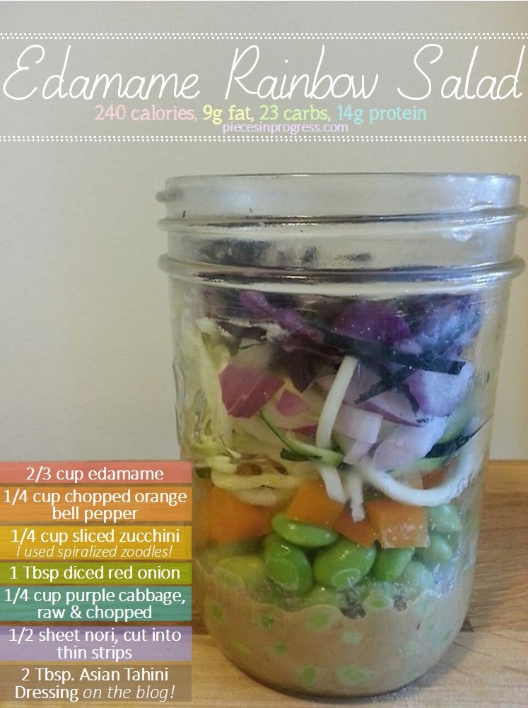 Edamame Rainbow Salad Edamame Rainbow Salad
