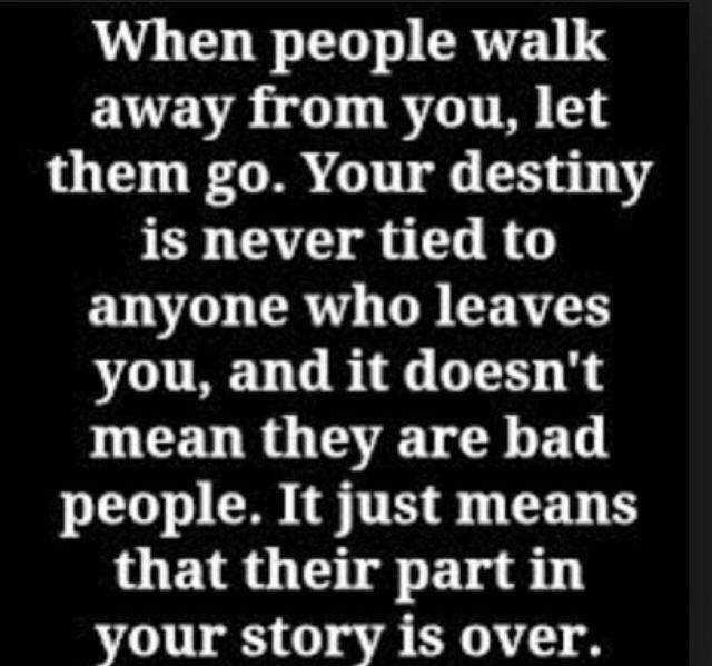 When People Walk Away When People Walk Away