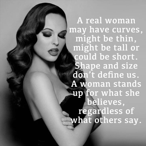 A real woman