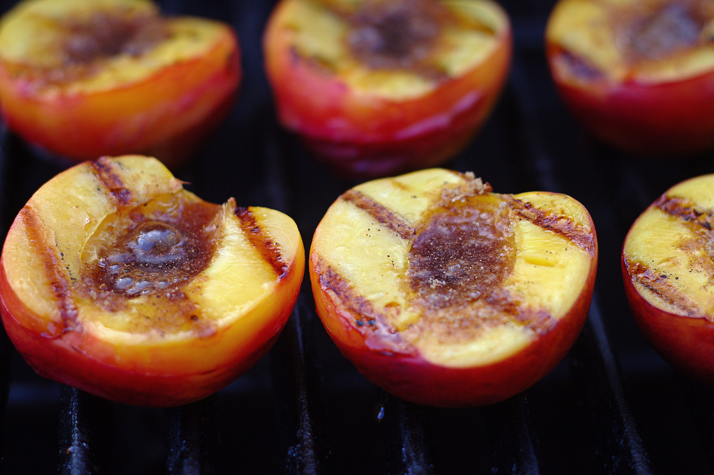 Grilled Cinnamon Peaches Grilled Cinnamon Peaches
