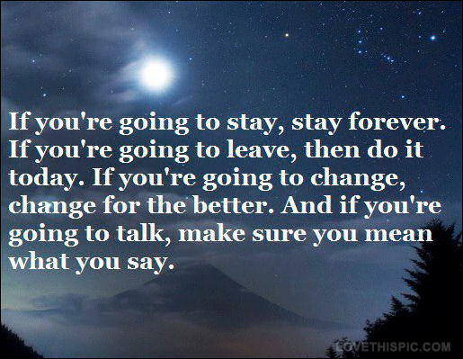 mean what you say mean what you say