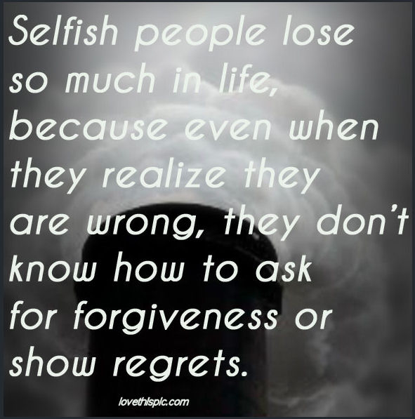 Selfish People Selfish People