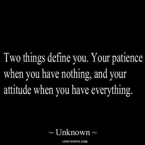 two things define you two things define you