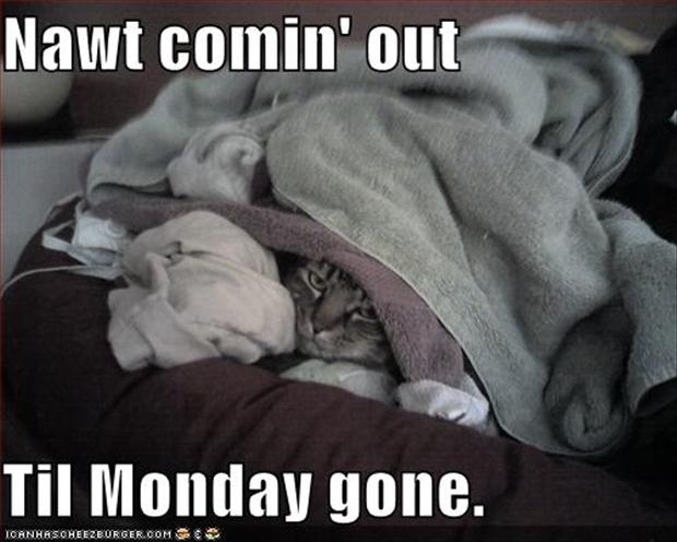 Not coming out til Mondays gone