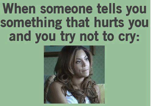 When someone tells When someone tells
