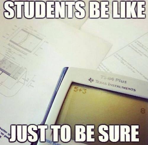 Students be like Students be like