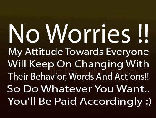 No Worries No Worries