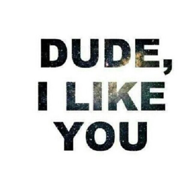 Dude I Like You Dude I Like You