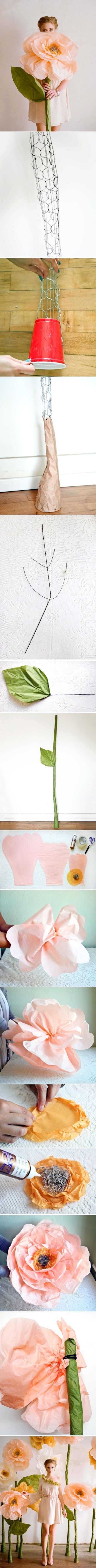 DIY Giant Flower