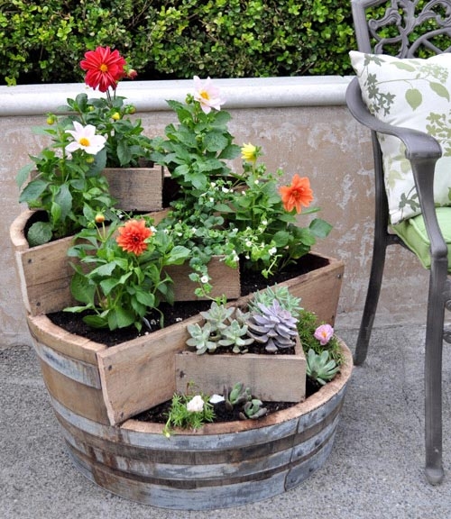 Barrel Planter Barrel Planter