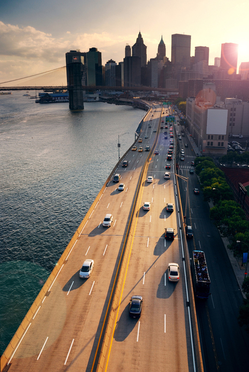 Seaside traffic