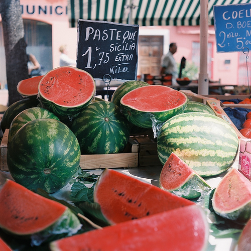 Watermelon stand