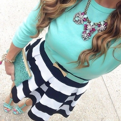 Turquoise and nautical stripes Turquoise and nautical stripes