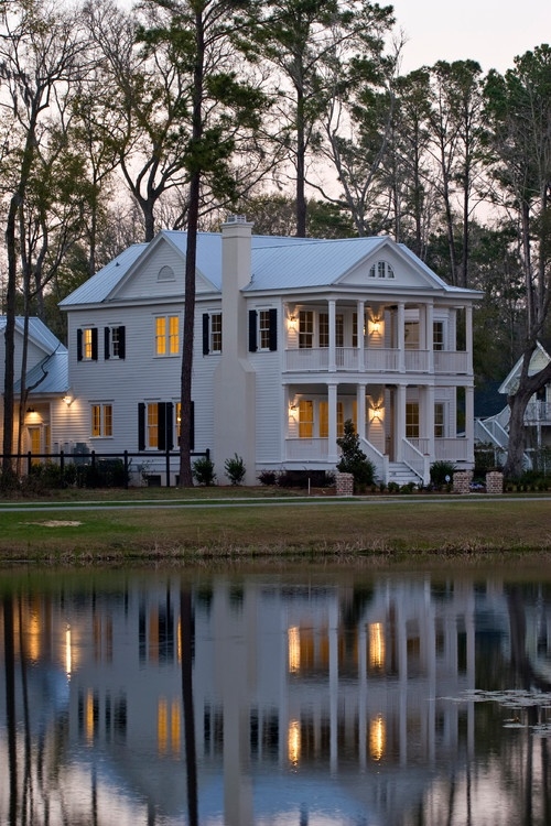 Country home on the lake