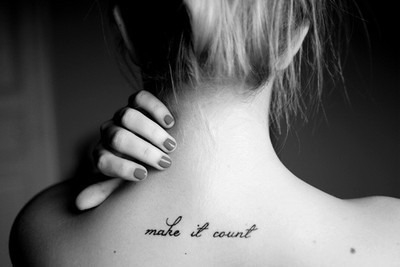 Make it count Make it count