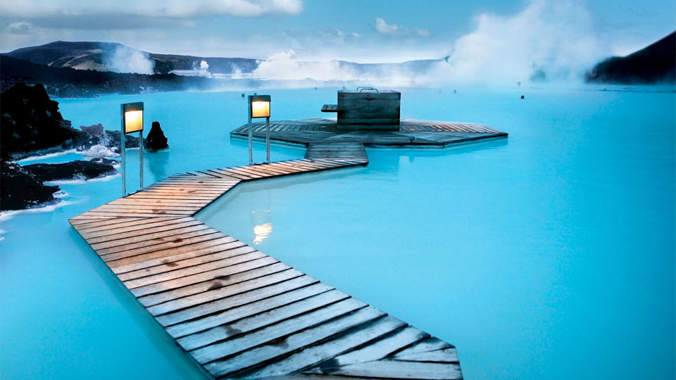 Blue Lagoon pool in Grindavík, Iceland