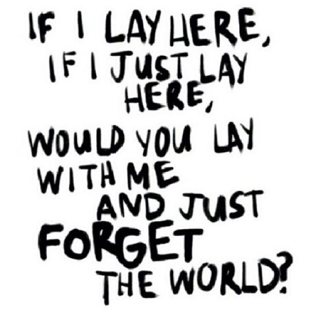 If I Lay Here