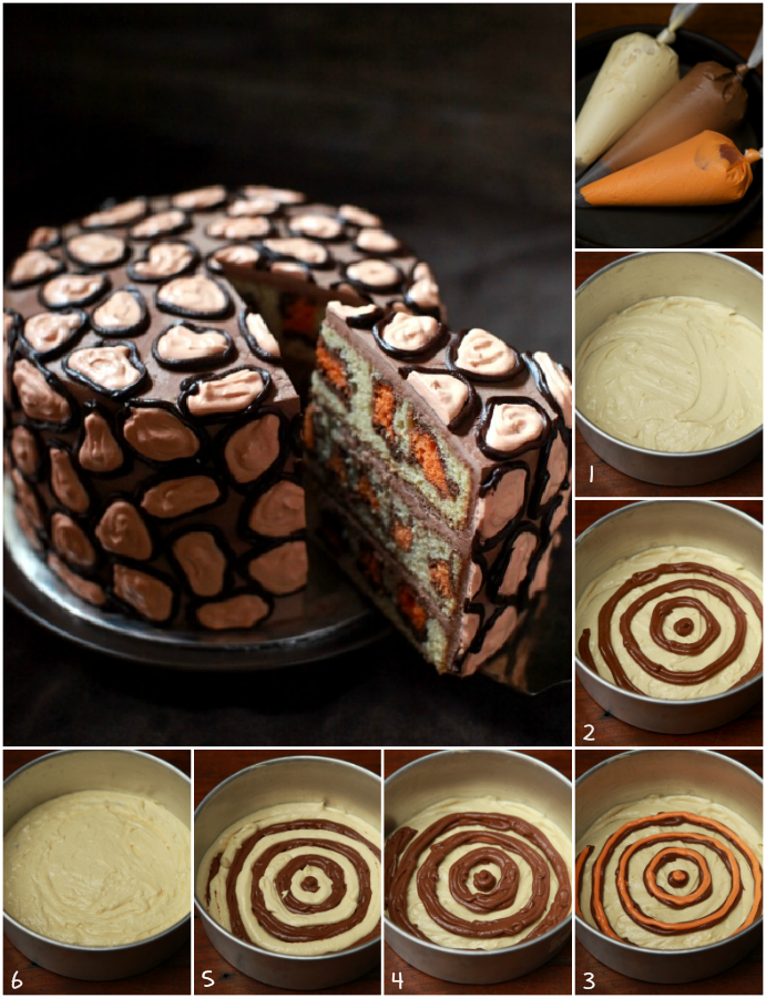 DIY Leopard Cake DIY Leopard Cake