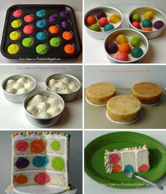 DIY Polka Dot Cake DIY Polka Dot Cake