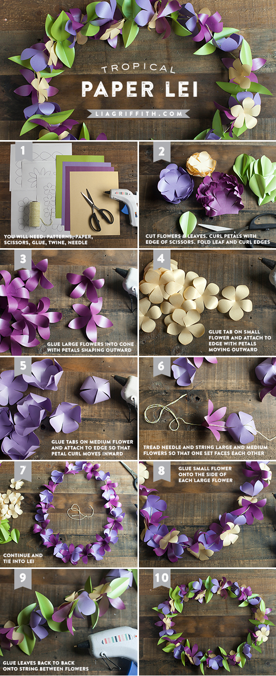 DIY Tropical Lei