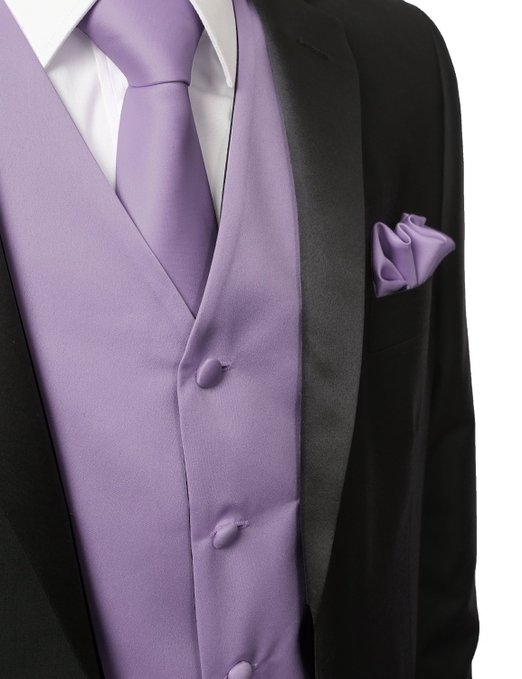 3 Pieces Set Solid Formal Tuxedo Vest Set $19.99 (XS~5XL Size Available)