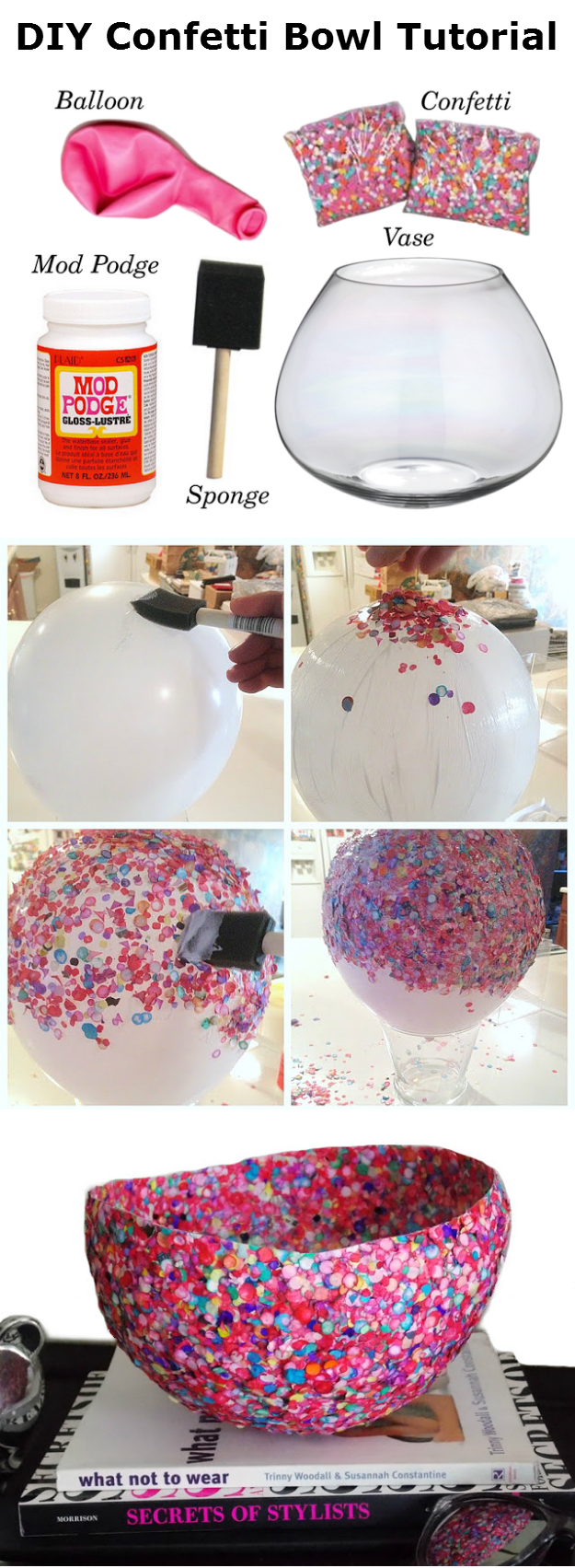 DIY Confetti Bowl