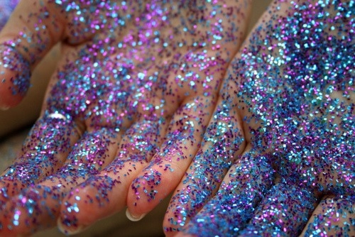 Handfuls of glitter Handfuls of glitter
